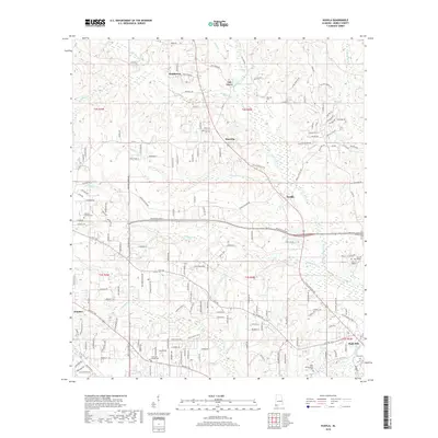 2018 Map of Kushla, 2018 Print