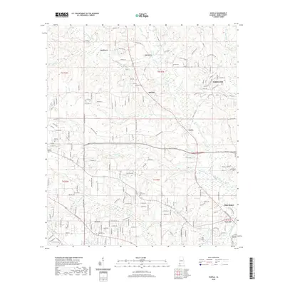 2020 Map of Kushla, 2020 Print
