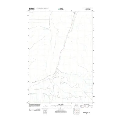 2011 Map of Kusshi Creek, 2011 Print