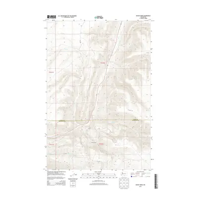 2013 Map of Kusshi Creek, 2013 Print