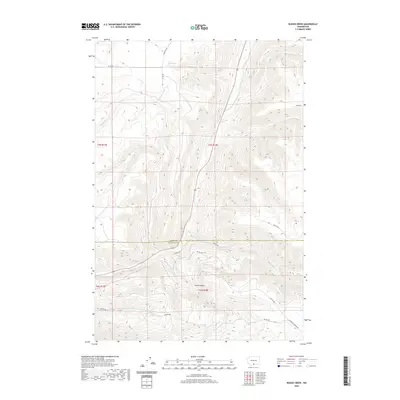 2020 Map of Kusshi Creek, 2020 Print