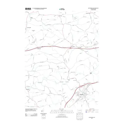 2013 Map of Kutztown, 2013 Print