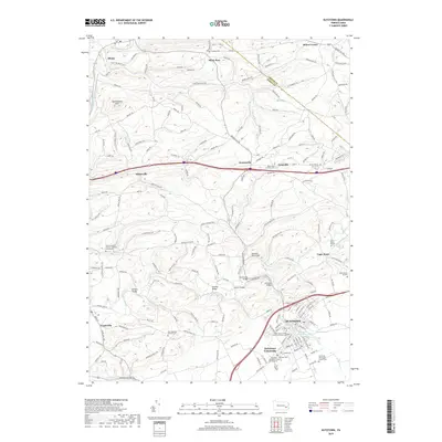 2019 Map of Kutztown, 2019 Print