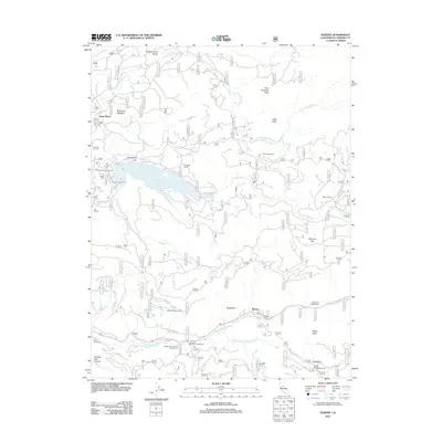 2012 Map of Kyburz, 2012 Print