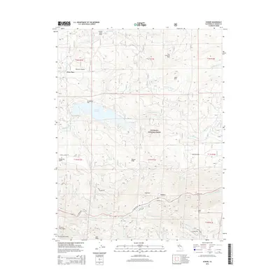 2015 Map of Kyburz, 2015 Print
