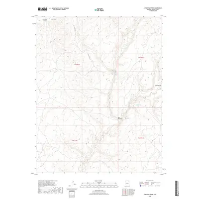 2018 Map of Kydestea Spring, 2018 Print