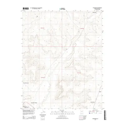 2014 Map of Kykotsmovi, 2014 Print