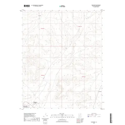 2018 Map of Kykotsmovi, 2018 Print