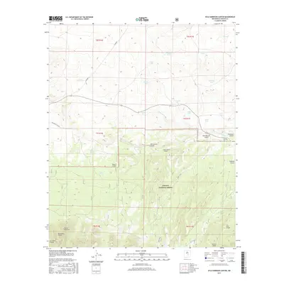 2017 Map of Kyle Harrison Canyon, 2017 Print