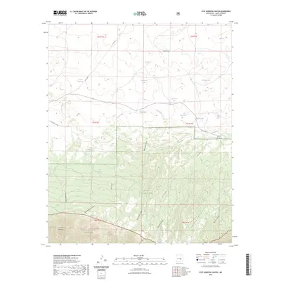 2023 Map of Kyle Harrison Canyon, 2023 Print