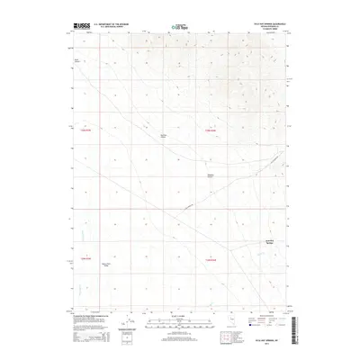 2014 Map of Kyle Hot Springs, 2014 Print