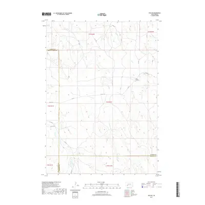 2017 Map of Kyle NE, 2017 Print