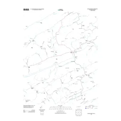2013 Map of Kyles Ford, 2013 Print