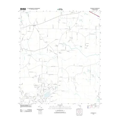 2012 Map of Kynesville, 2012 Print