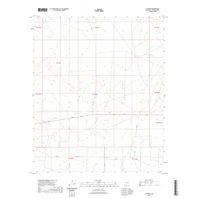 2020 Map of L E Ranch, 2020 Print
