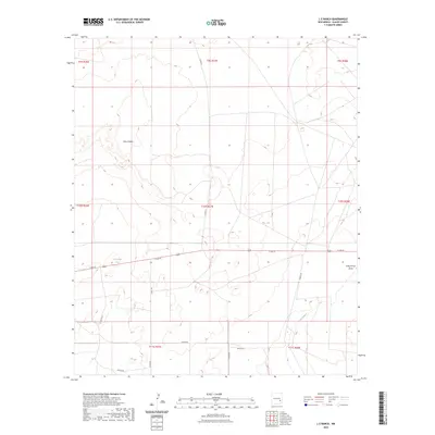 2023 Map of L E Ranch, 2023 Print