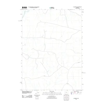 2012 Map of La Barge SE, 2012 Print