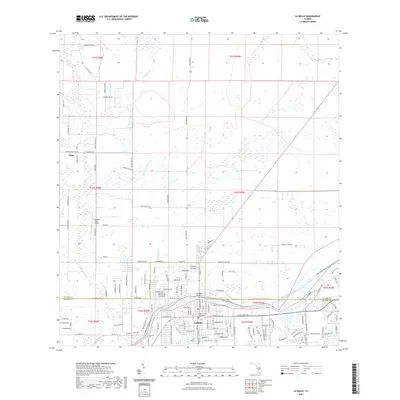 2021 Map of La Belle, 2021 Print