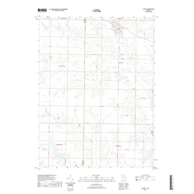 2017 Map of La Belle, 2017 Print