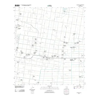 2010 Map of La Blanca, 2010 Print