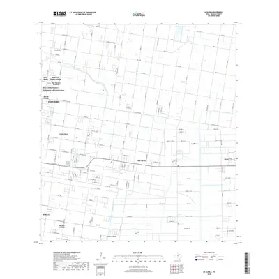 2019 Map of La Blanca, 2019 Print