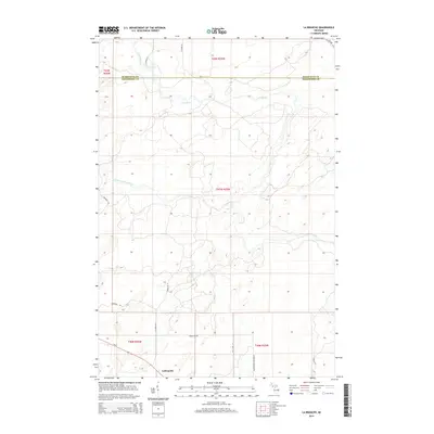 2014 Map of La Branche, 2014 Print