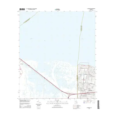 2015 Map of La Branche, 2015 Print