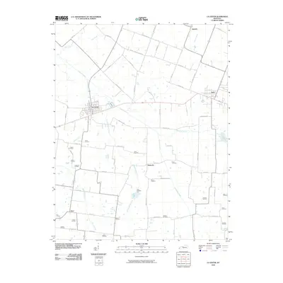2010 Map of La Center, 2010 Print
