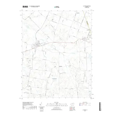 2019 Map of La Center, 2019 Print