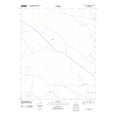 2010 Map of La Chata Crater, 2010 Print