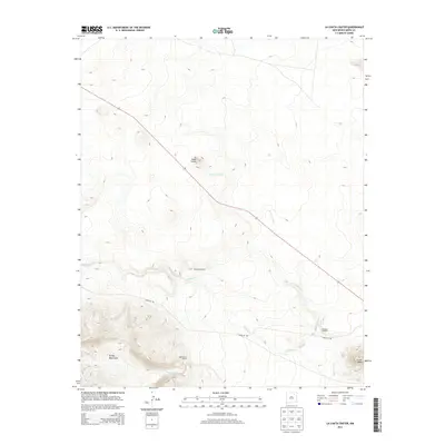 2013 Map of La Chata Crater, 2013 Print