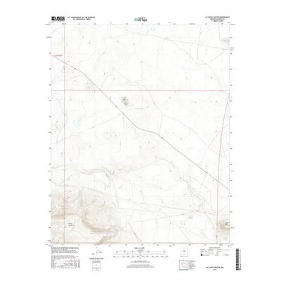 2017 Map of La Chata Crater, 2017 Print