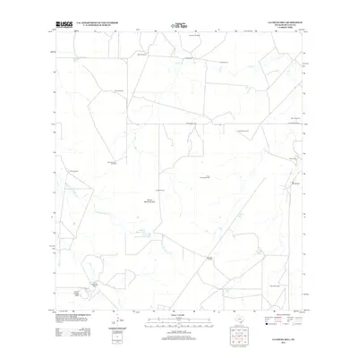 2012 Map of La Chusa Hill, 2012 Print