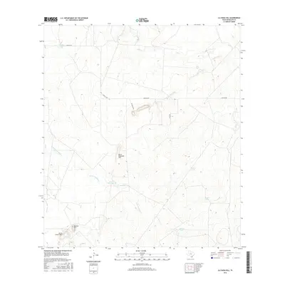 2016 Map of La Chusa Hill, 2016 Print
