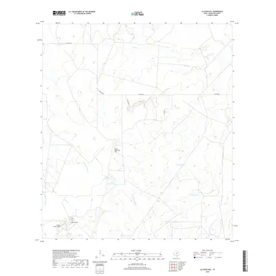 2019 Map of La Chusa Hill, 2019 Print