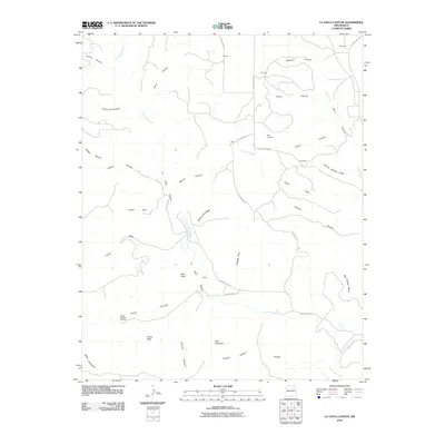2010 Map of La Cinta Canyon, 2010 Print