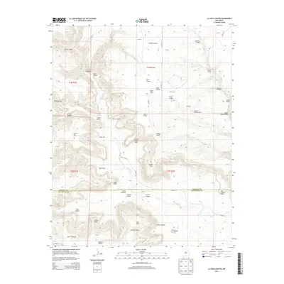 2013 Map of La Cinta Canyon, 2013 Print
