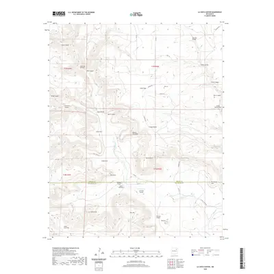 2020 Map of La Cinta Canyon, 2020 Print