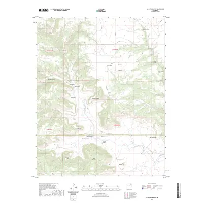2023 Map of La Cinta Canyon, 2023 Print