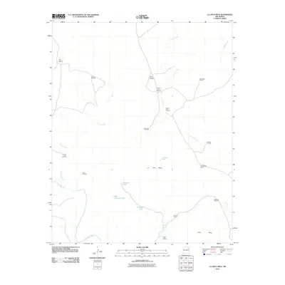 2010 Map of La Cinta Mesa, 2010 Print