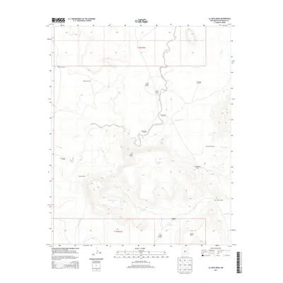2013 Map of La Cinta Mesa, 2013 Print