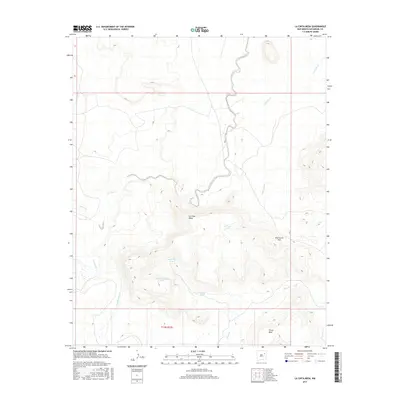 2017 Map of La Cinta Mesa, 2017 Print