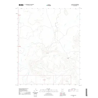 2020 Map of La Cinta Mesa, 2020 Print