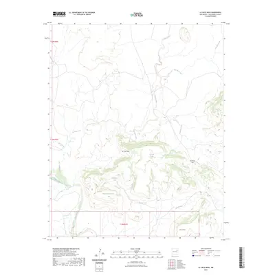 2023 Map of La Cinta Mesa, 2023 Print