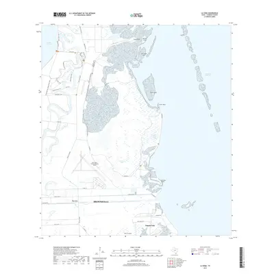 2019 Map of La Coma, 2019 Print