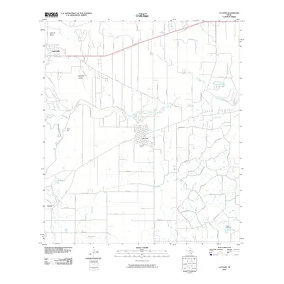 2010 Map of La Coste, 2010 Print