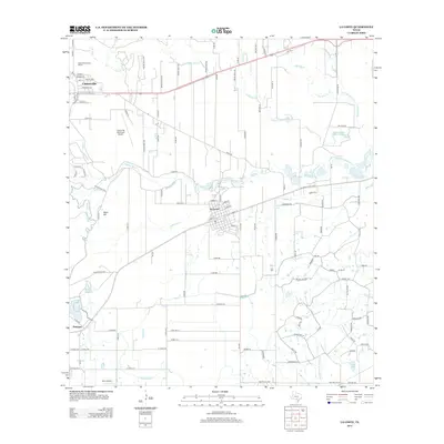 2013 Map of La Coste, 2013 Print