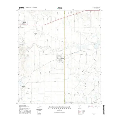 2016 Map of La Coste, 2016 Print