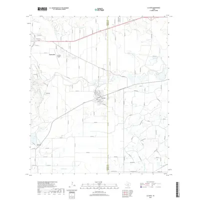 2019 Map of La Coste, 2019 Print