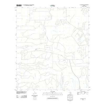 2010 Map of La Coste NE, 2010 Print